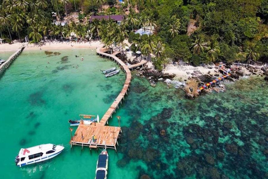 check in tour 3 đảo tại Nha Trang mini beach
