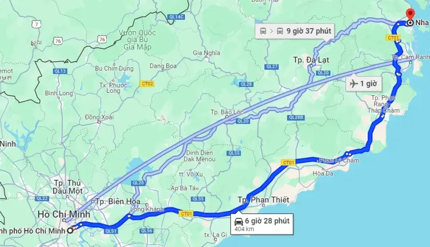 Sài Gòn đi Nha Trang Bao Nhiêu KM? Gợi Ý Di Chuyển Chuẩn Nhất
