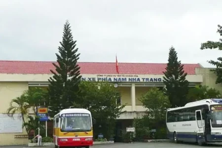 Không gian bến xe phía Nam Nha Trang hiện đại