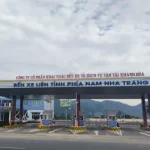 Bến xe phía Nam Nha Trang nhìn từ quốc lộ 1A