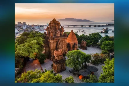 cảnh đẹp tháp bà Ponagar Nha Trang