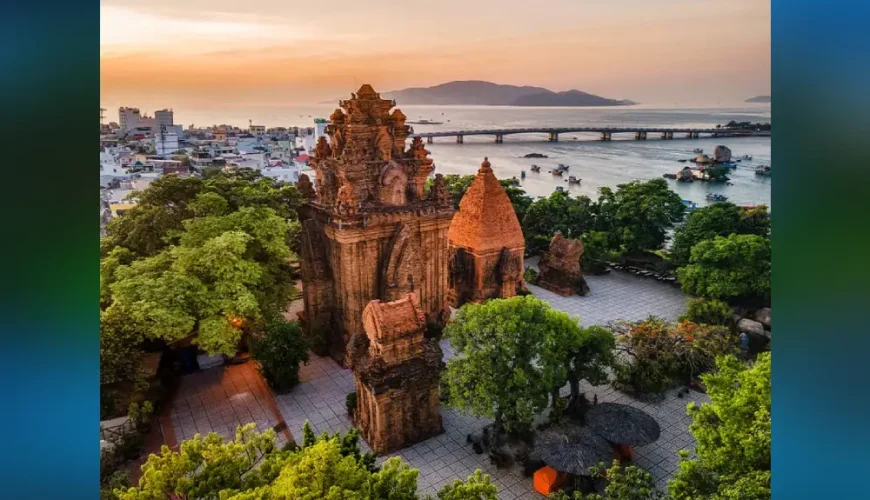 cảnh đẹp tháp bà Ponagar Nha Trang