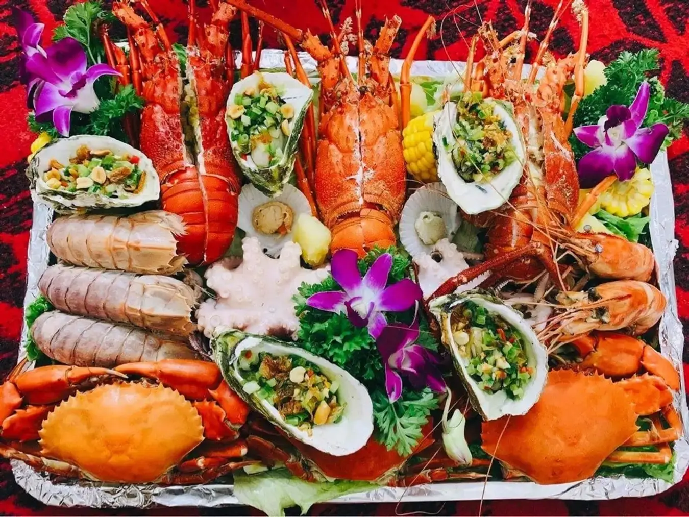Hải sản gần Hòn Chồng Nha Trang