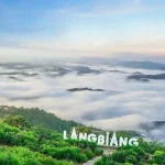 Khu du lịch Langbiang Đà Lạt nhìn từ trên cao