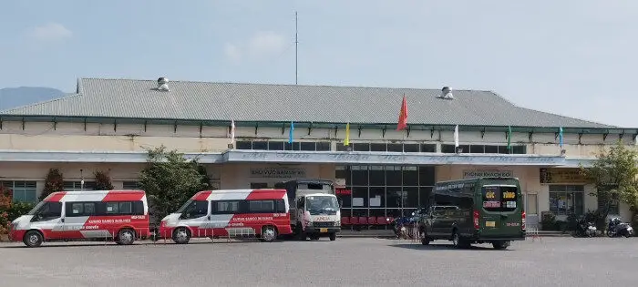 Khu vực nhà chờ bến xe phía Nam Nha Trang