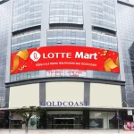 Lotte Mart Nha Trang Gold Coast nhìn từ bên ngoài