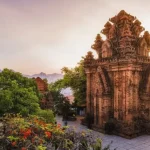 Toàn cảnh Tháp Bà Ponagar Nha Trang nhìn từ trên cao