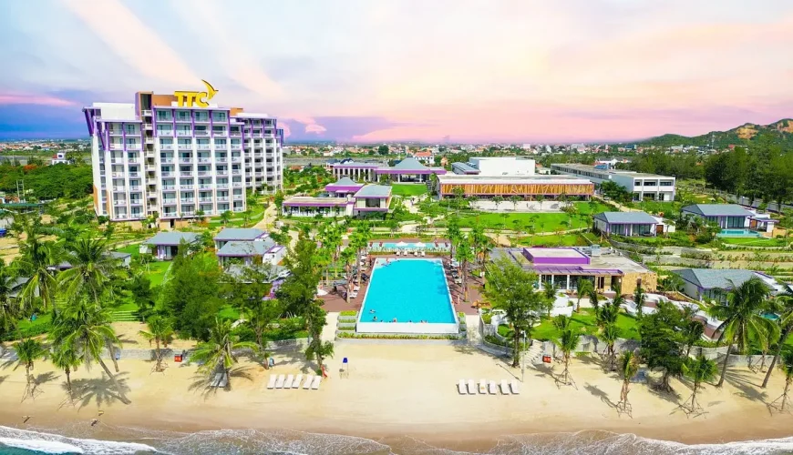 TTC Resort Dốc Lết: Thiên đường nghỉ dưỡng sang trọng bên bãi biển hoang sơ