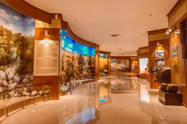 Không gian trưng bày hiện vật phong trào Tây Sơn