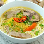 nấu bún cá Nha Trang chuẩn vị với chả cá dai ngon