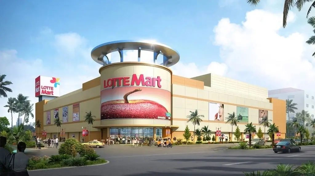 Toàn cảnh Lotte Mart Nha Trang nhìn từ bên ngoài