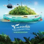 Trải nghiệm cáp treo Hòn Thơm nhìn toàn cảnh biển Phú Quốc